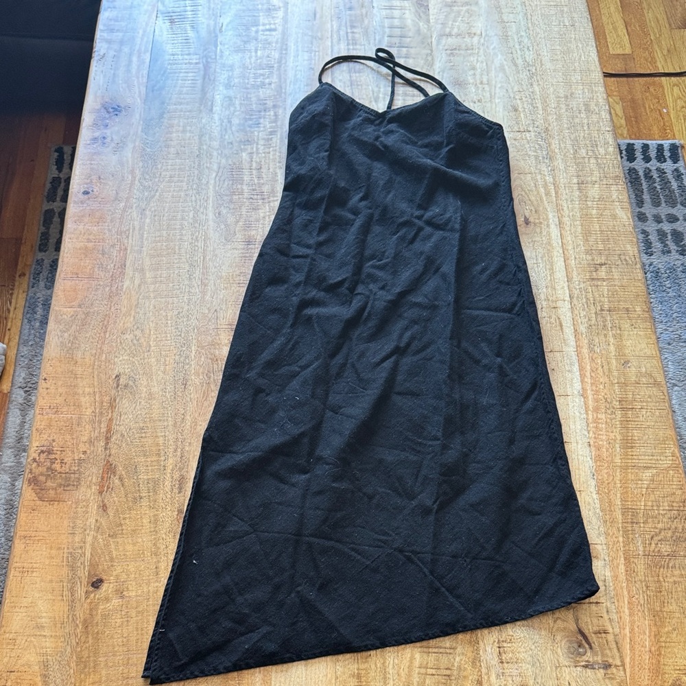 AG ADRIANO GOLDSCHMIED Tank 100% cotton Black Women's v neck tank Dress Sz small